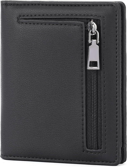 Geldbörse Herren RFID Slim Wallet Münzfach Portemonnaie Schwarz