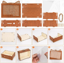 Spardose Holz Sparbox mit Zahlen Sparziel und Acrylplatte