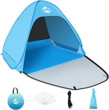 Pop-Up Strandmuschel UV-Schutz 50+ Strandzelt für 2-3 Personen