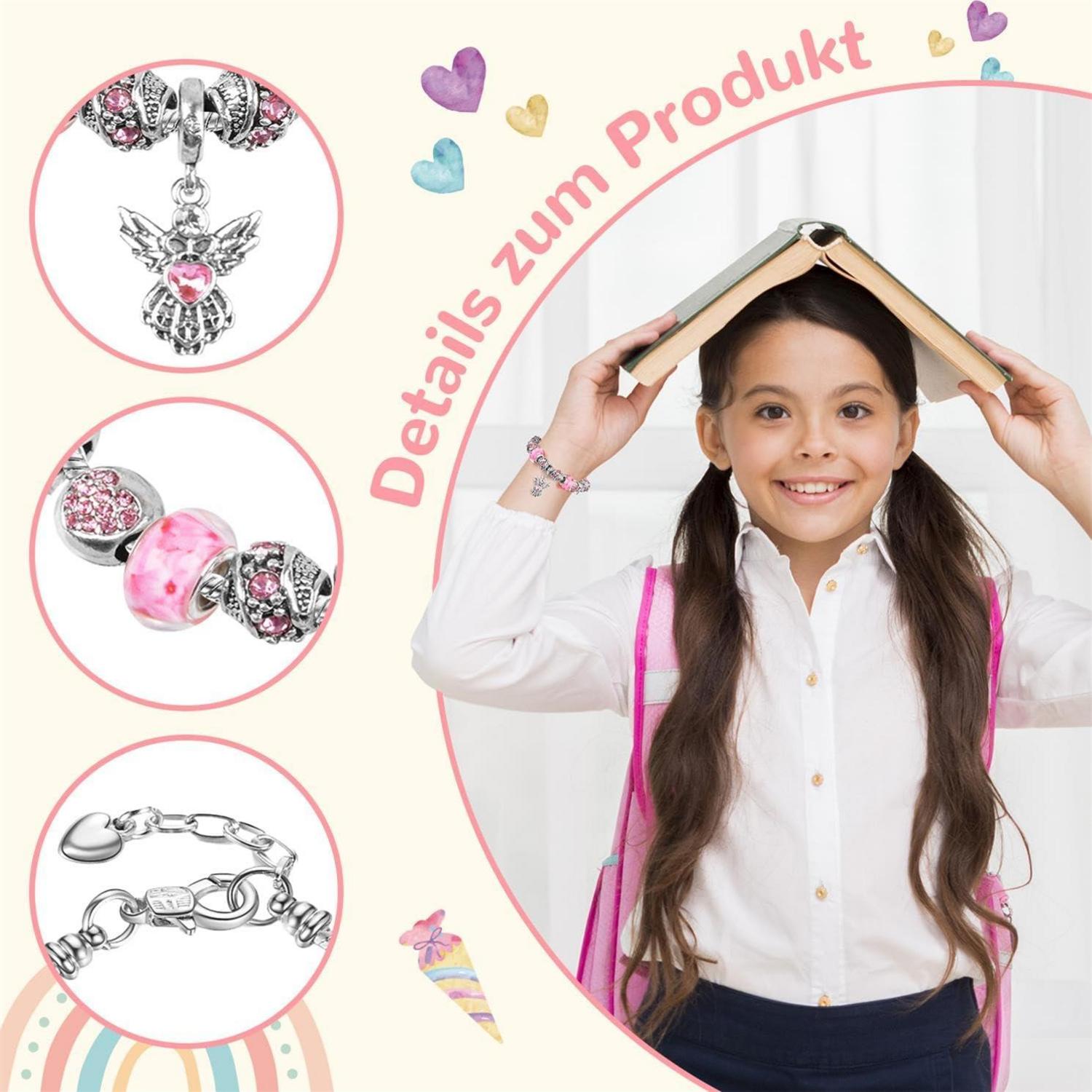 Einschulung Geschenk Mädchen Armbänder Schulkind Schultüte