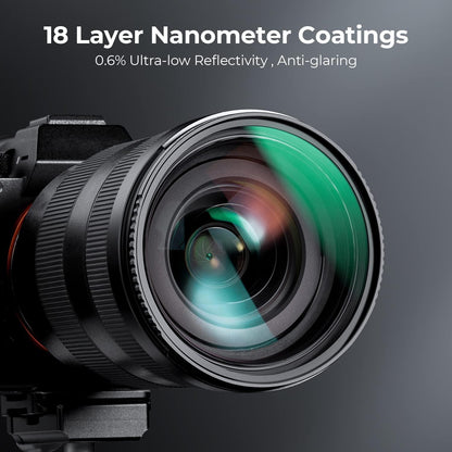 95MM Ultraviolett-Filter mit 18 Schichten grüner Nano-Beschichtung