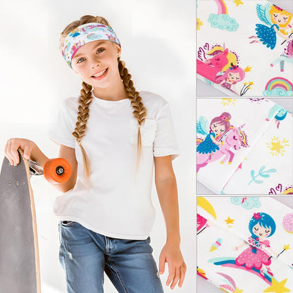 3Stk. Mädchen Stirnband Einhorn Haarband Cartoon Muster viele Stile