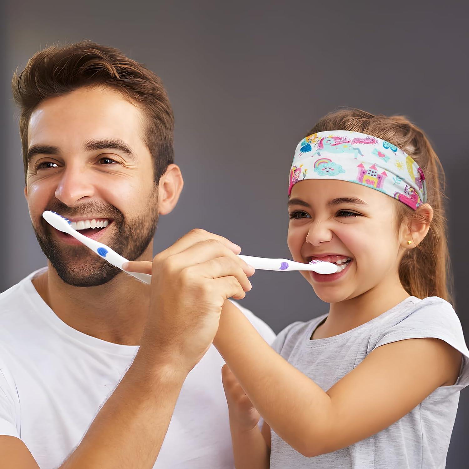 Stirnband Mädchen Kinder Einhörner Haarband 3 Stück in 3 Farben