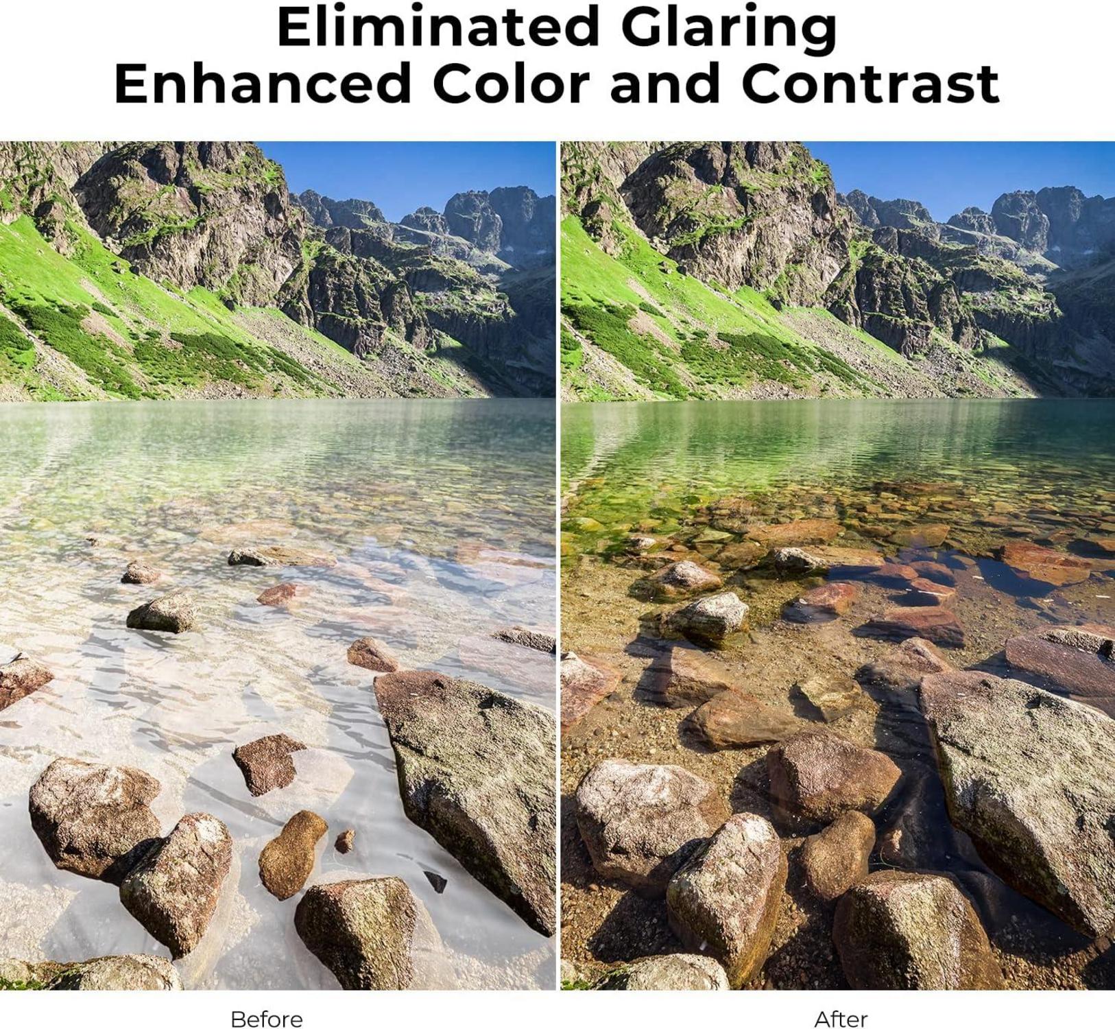 95mm Slim Zirkularer Polfilter CPL Filter Optisches Glas Aluminium