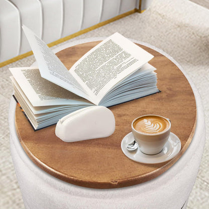 Hawthyhome 2er-Set Schminktisch Hocker Stauraum Samt