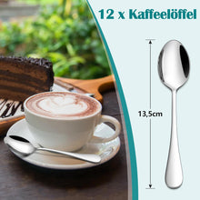 Homikit Kaffeelöffel Edelstahl Set 12-teilig 13,5cm