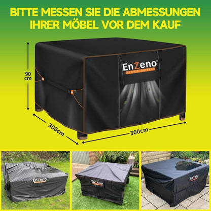 Wasserdichte Gartenmöbel Abdeckung 300x300x90cm