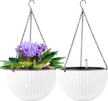 Selbstbewässerungstopf Hängend mit Wasserstandsanzeige Blumentopf