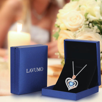 Silber Halskette Damen 925 Herz Rose Gravur – Muttertag Geschenk