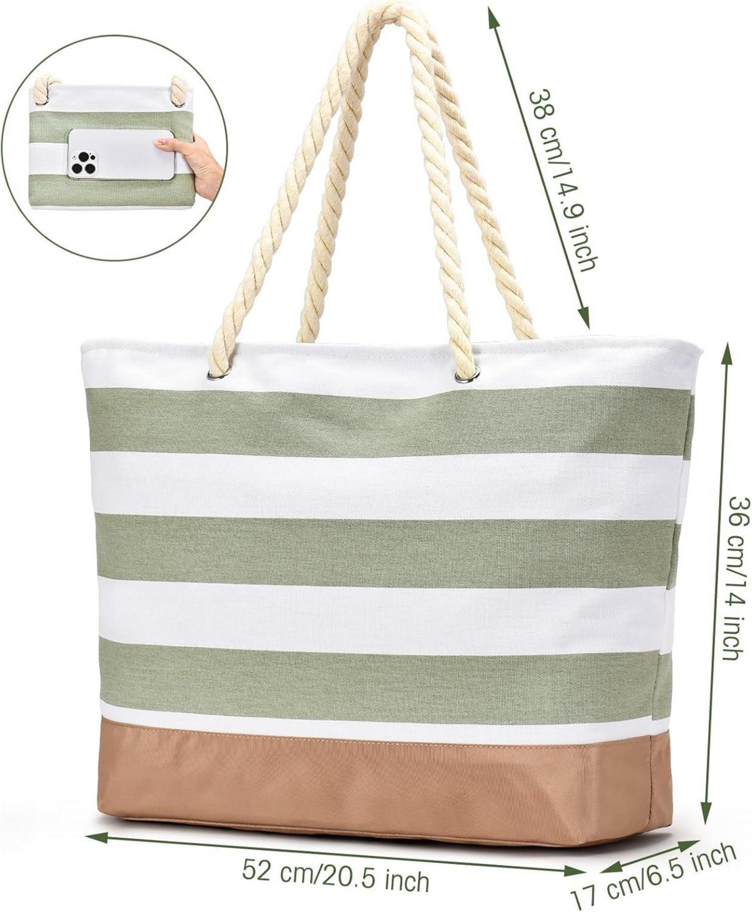 Strandtasche Tote Bag wasserdicht Große Shopper für Frauen