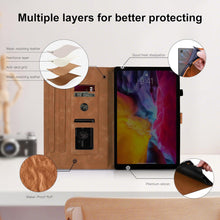 Samsung Galaxy Tab A9+ 11 Zoll Löwenzahn PU Leder Flip Case