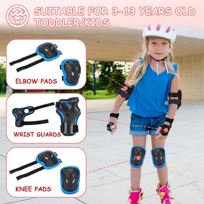 Knieschoner Kinder Verstellbare Ellenbogenschoner