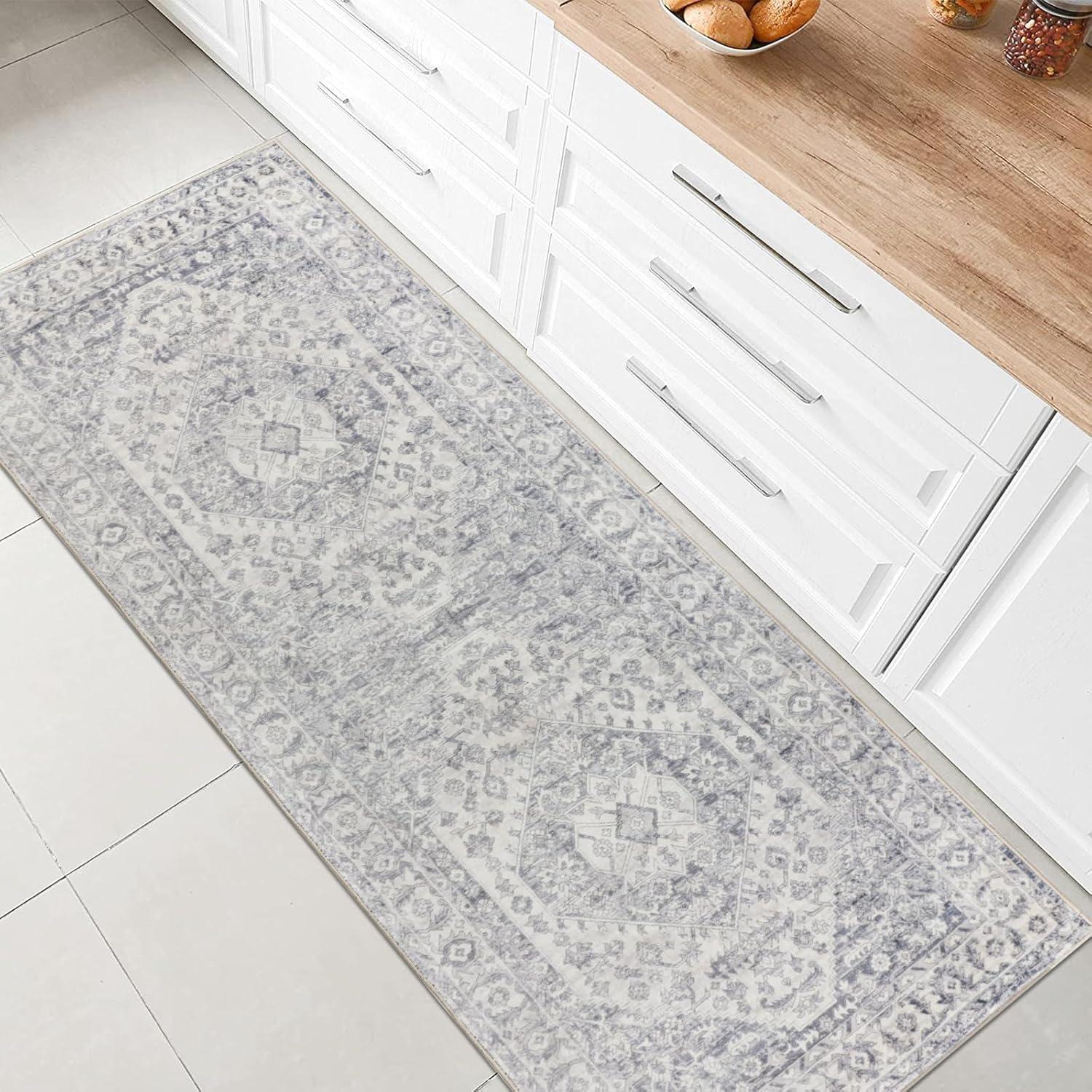 Rutschfester Vintage-Teppichläufer für Flur und Küche 65x180 cm