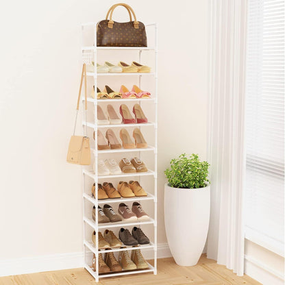 10-Ebenen Schuhregal Metall – Platzsparend & Multifunktional