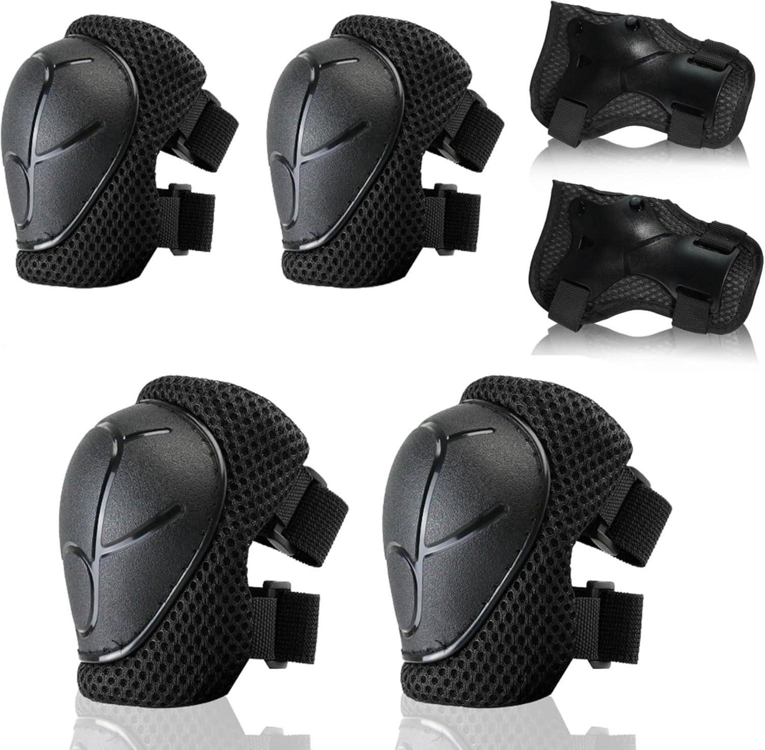 Knieschoner Kinder Schutzausrüstung Set für Inliner Skateboard 3-8