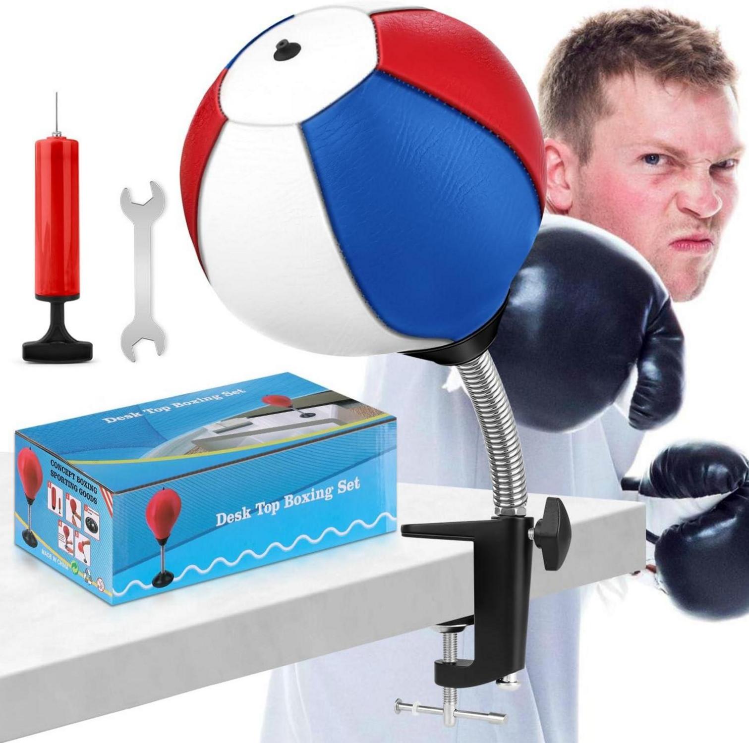 Punchingball Tisch Stressabbau Büro Boxsack für Schreibtisch