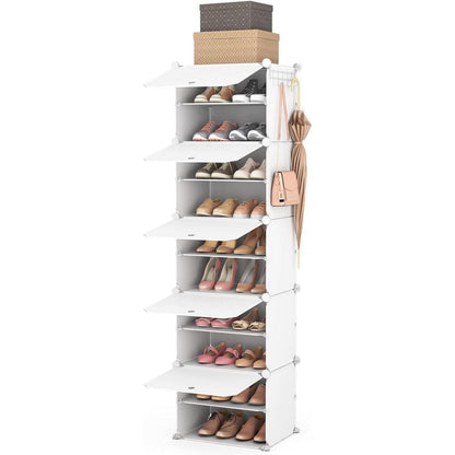 Schuhregal mit 12 Ebenen für 96 Paar