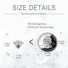 Bienen Ohrringe Sterling Silber Niedliche Tier Ohrstecker