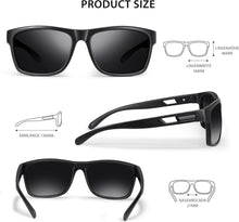 Occhsouo Sonnenbrille Herren Damen Polarisiert UV400 Retro