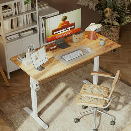 Höhenverstellbarer Schreibtisch 100x60 cm Elektrisch mit