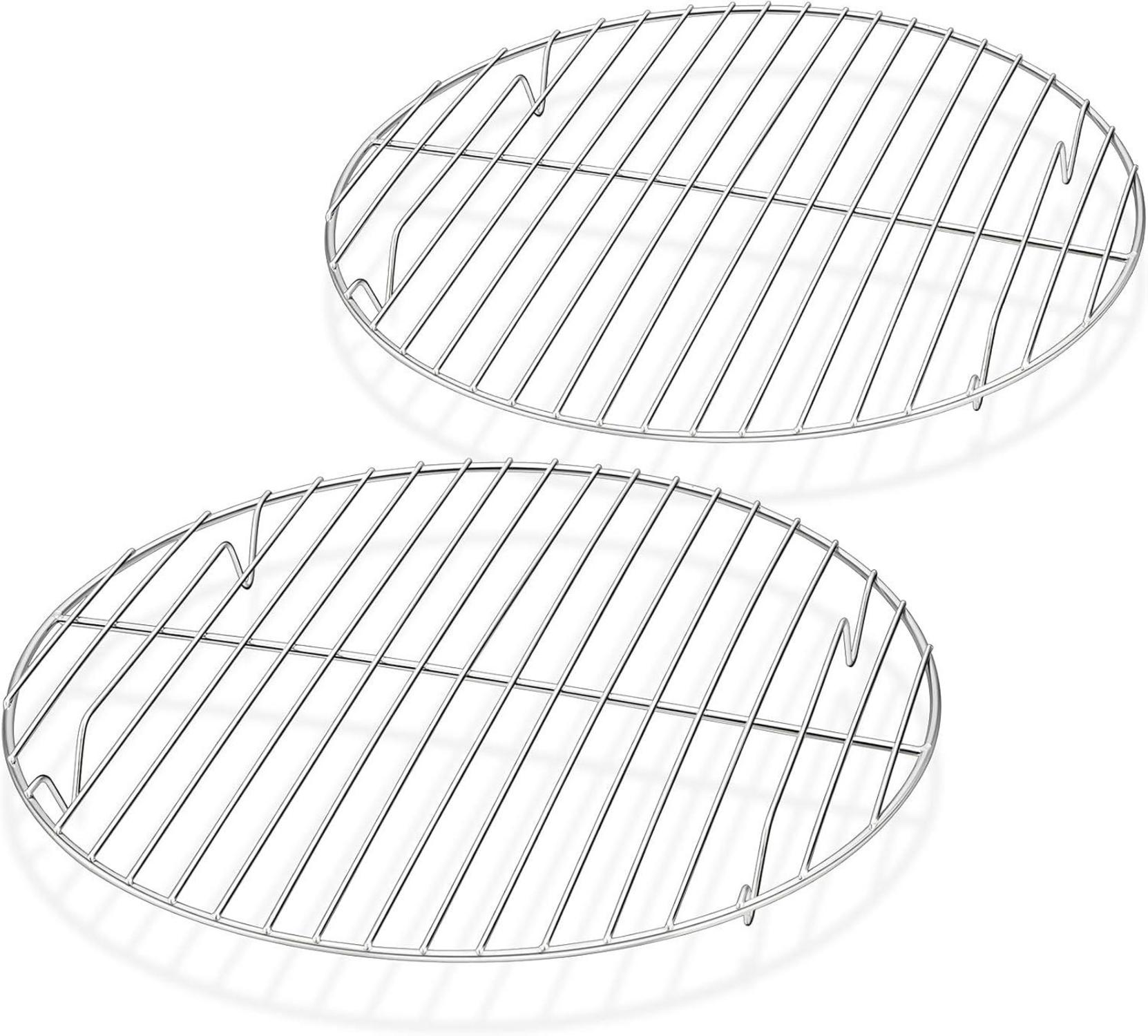 Abkühlgitter Set Edelstahl Kuchengitter 27cm 2er - Rostfrei