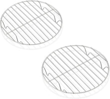 Onader Rund Abkühlgitter 2er Set Edelstahl Backen Dämpfen Kühlen 19cm
