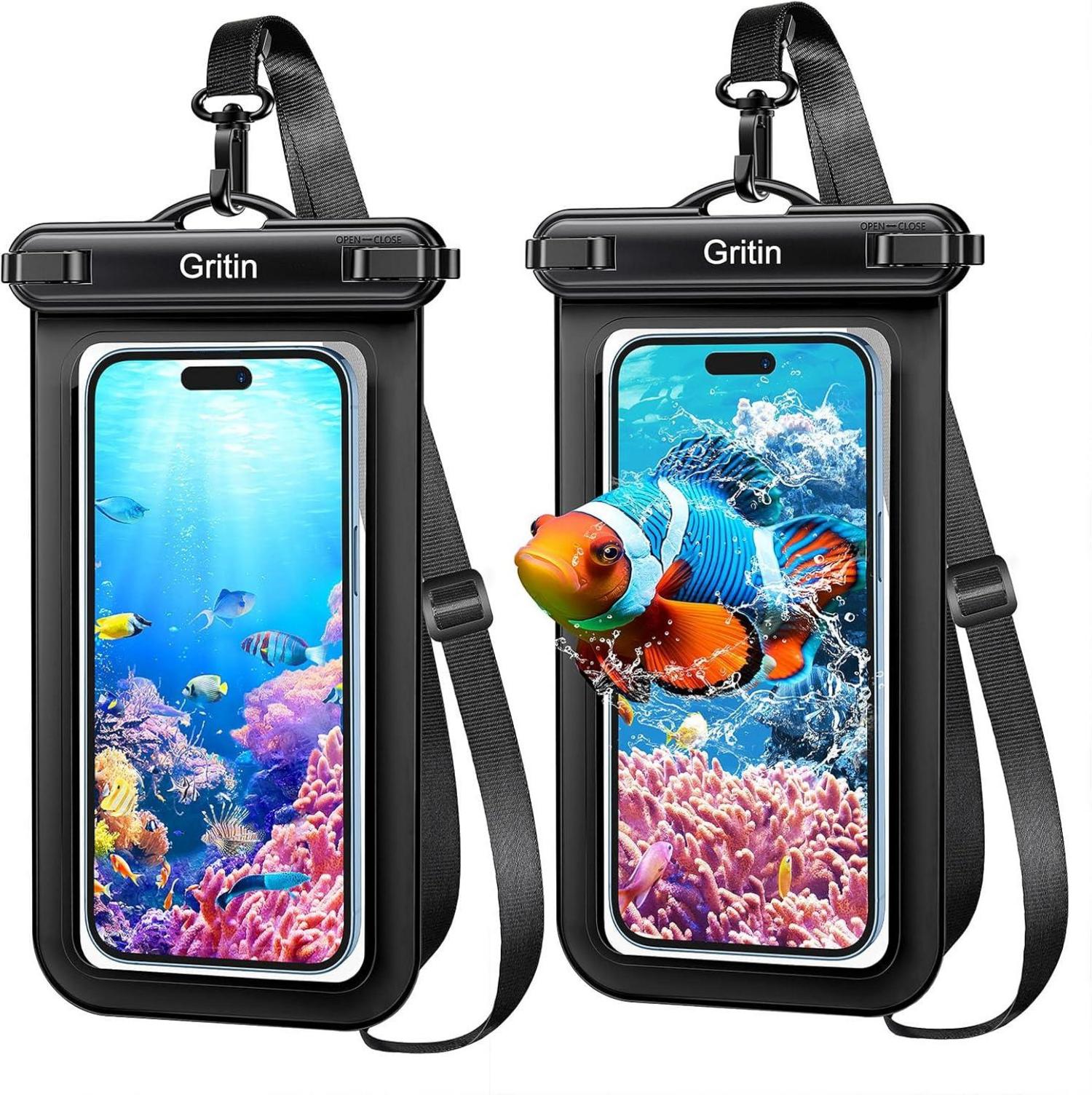 Wasserdichte Handyhülle 2er Pack IPX8 Unterwasser Handytaschen