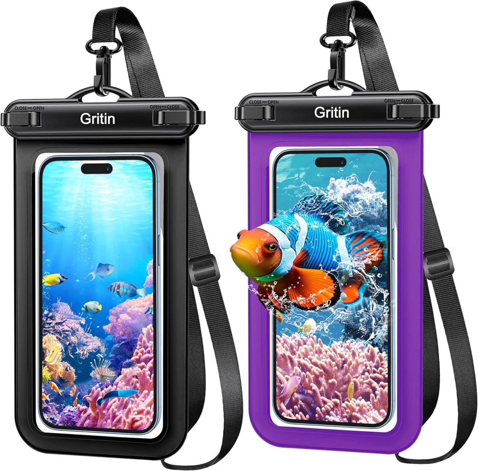 Wasserdichte Handyhülle 2 Stück IPX8 Unterwasser Handytasche