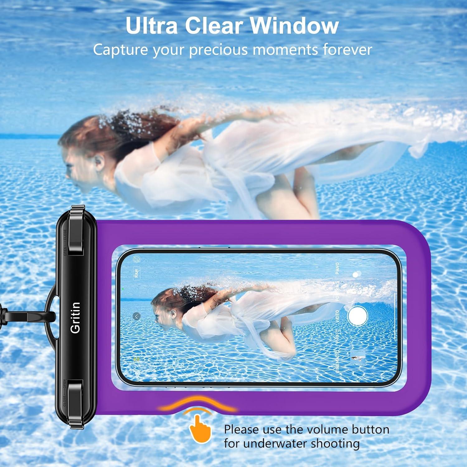 Wasserdichte Handyhülle 2 Stück IPX8 Unterwasser Handytasche