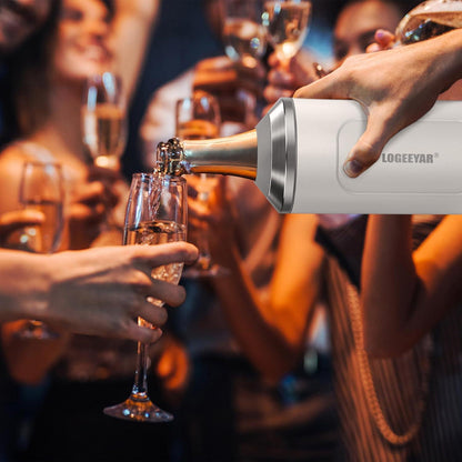 Weinkühler mit Deckel 750ml Doppelwandiger Edelstahl Champagnerkühler