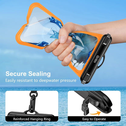Wasserdichte Handyhülle 2er Pack IPX8 Unterwasser Handyhülle