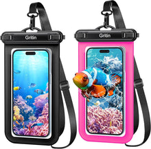 Wasserdichte IPX8 Unterwasser Handyhülle 2er-Pack mit