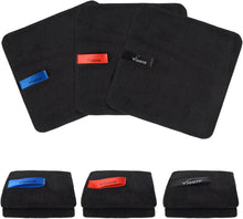 Schwarze Mikrofasertücher 20x20cm 9er-Pack saugfähig für Küche