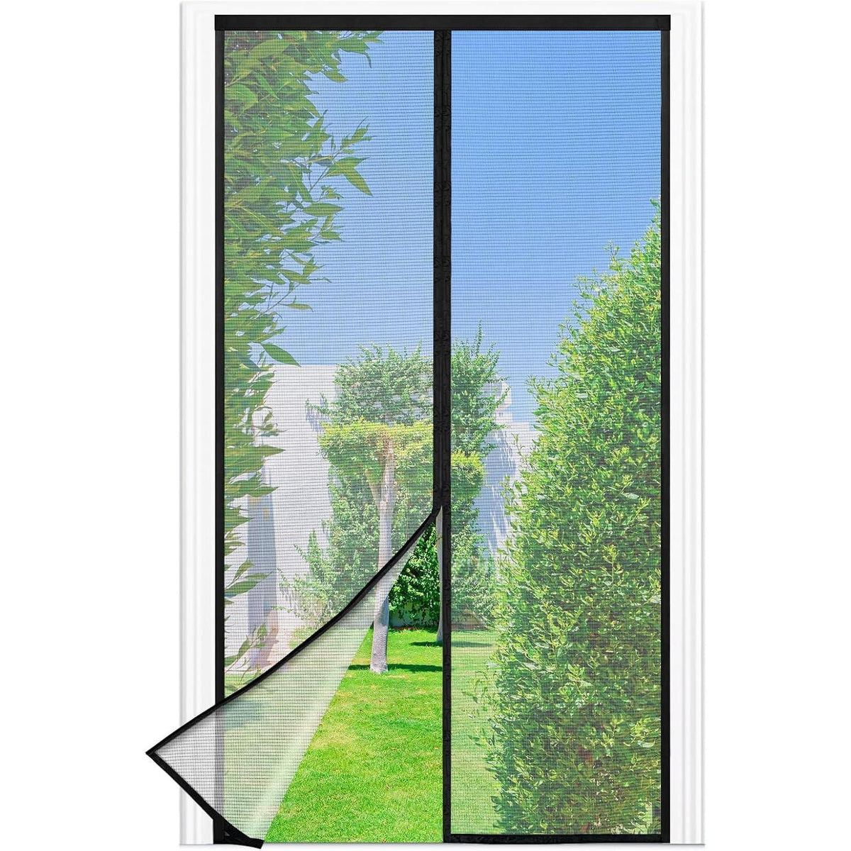 Fliegengitter Balkontür 90x240cm mit starken Magneten, ohne Bohren