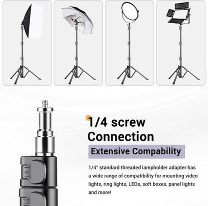 Victiv 224cm Handy Stativ mit Schwanenhals für Canon DSLR & iPhone 15