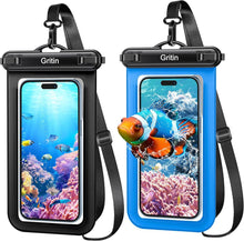Wasserdichte IPX8 Unterwasser Handyhülle 2er-Pack Handytaschen