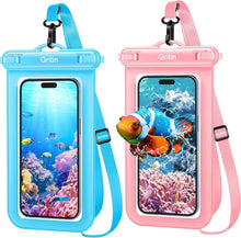 Wasserdichte Unterwasser Handyhülle 2er-Pack IPX8 für Smartphone bis