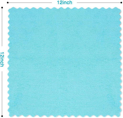 Mikrofaser Reinigungstücher 24er Pack Hochsaugfähig fusselfrei 12x12 Zoll