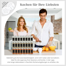 35er Set Gewürzgläser mit Streueinsatz, deutsche