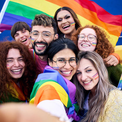 Regenbogen Schminkstift 2er Set Pride Makeup LGBTQ Paraden Partys