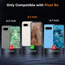 OMOTON Google Pixel 8a Panzer Schutzglas 3er Pack 6.1 Zoll
