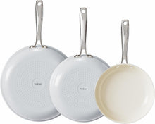 Antihaft Keramikpfannen Set Induktion 20/24/28 cm - Grau
