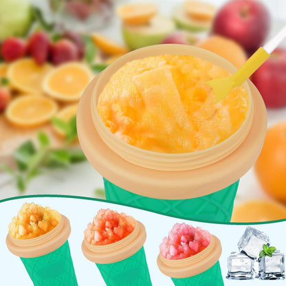 Slushy Maker Becher Silikon Wiederverwendbarer Slush Eisbecher