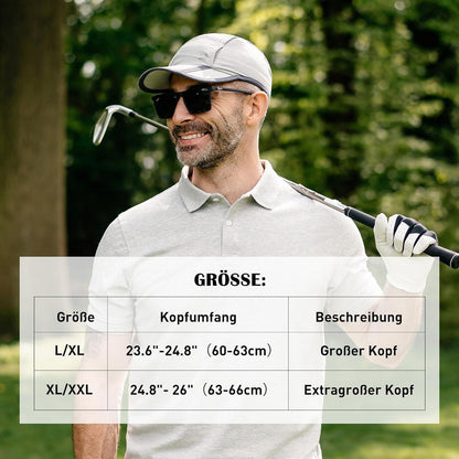 Baseball Cap Herren XL/XXL Atmungsaktiv UV Schutz Sports Kappe
