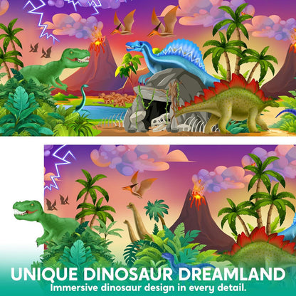 JOYIN Dinosaur Spielzelt Pop Up Abenteuer Kinderzelt für Drinnen und