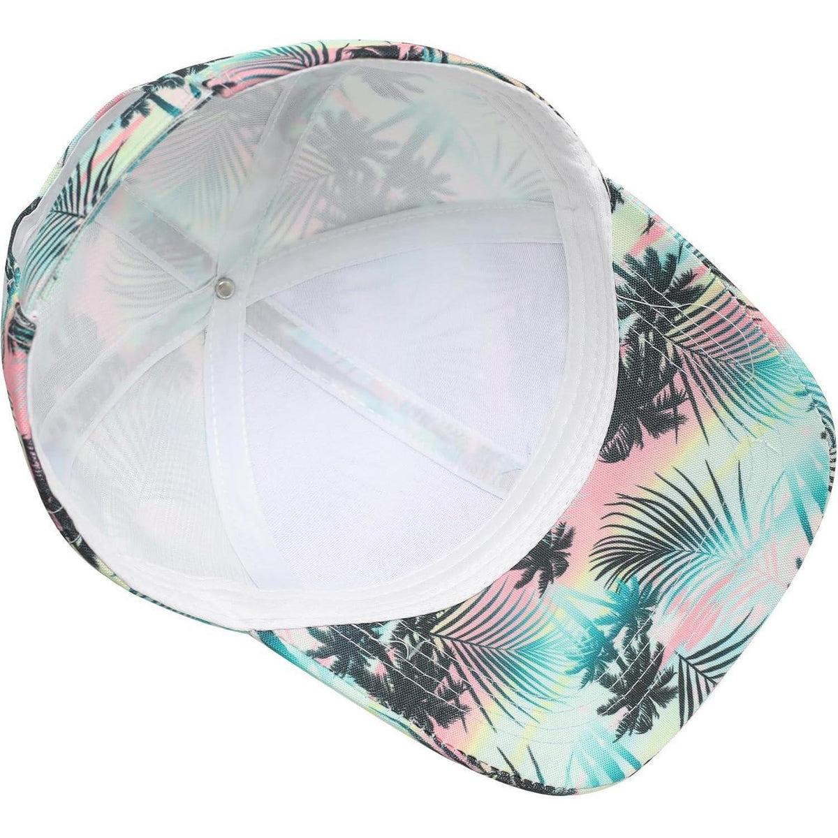 Damen Baseball Cap Blumenmuster Sommerhut Atmungsaktiv