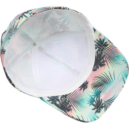 Damen Baseball Cap Blumenmuster Sommerhut Atmungsaktiv