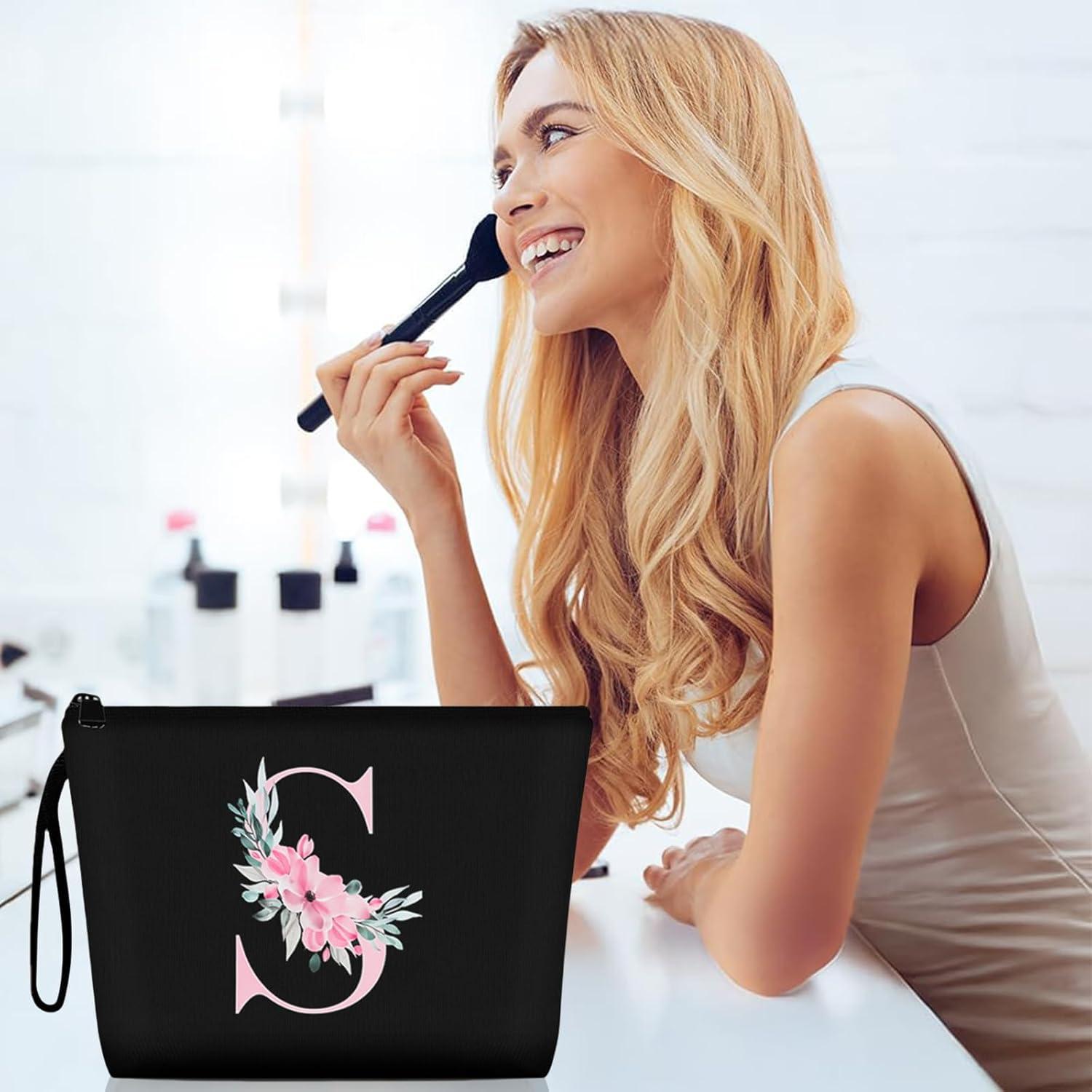 Kosmetiktasche Damen Leinwand Make-up Schminktasche