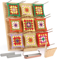 Granny Square Spanner Set mit 30 Stiften und Faltempfehlung