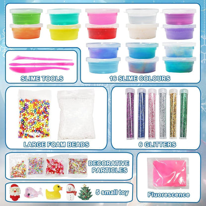 DIY Crystal Schleim Adventskalender 2024 für Jungen Mädchen